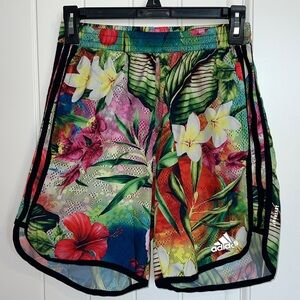 Adidas Floral M20 Men's Running Shorts 7” Size Small